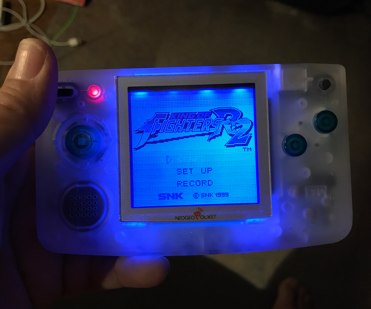 Backlit Modded Neo Geo Pocket Handheld