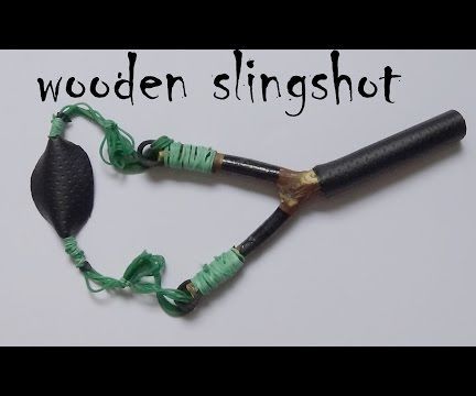 How to Make a Wooden Slingshot With Rubber Band