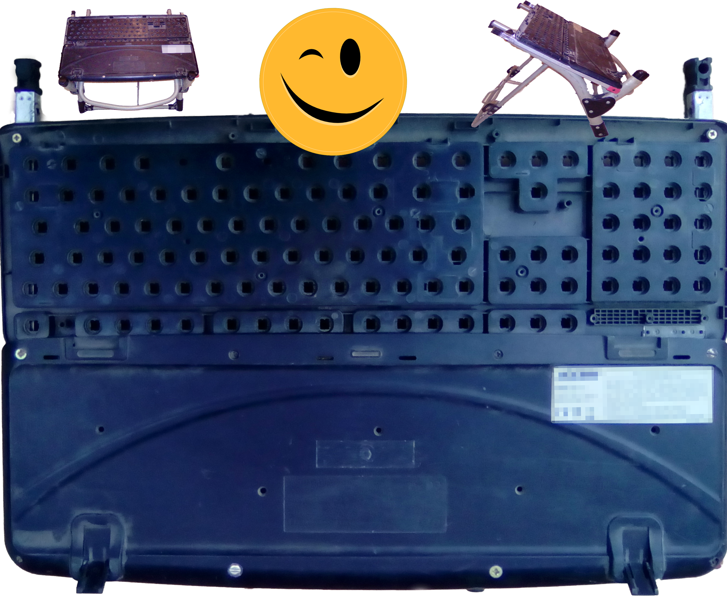 Recycle an Old Keyboard to a Laptop Stand