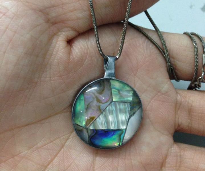 Mosaic Shell Pendant