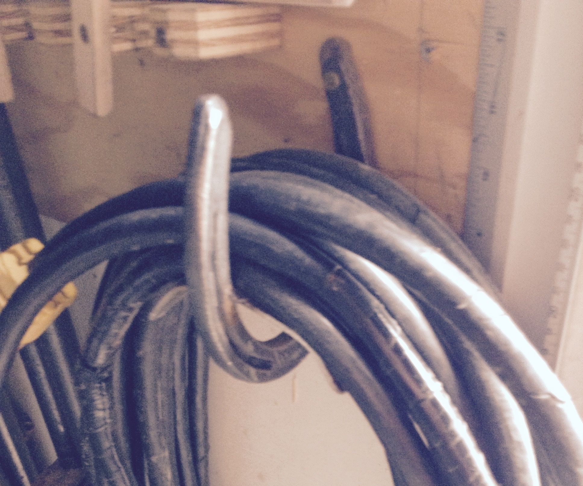 Horseshoe Cord Holder