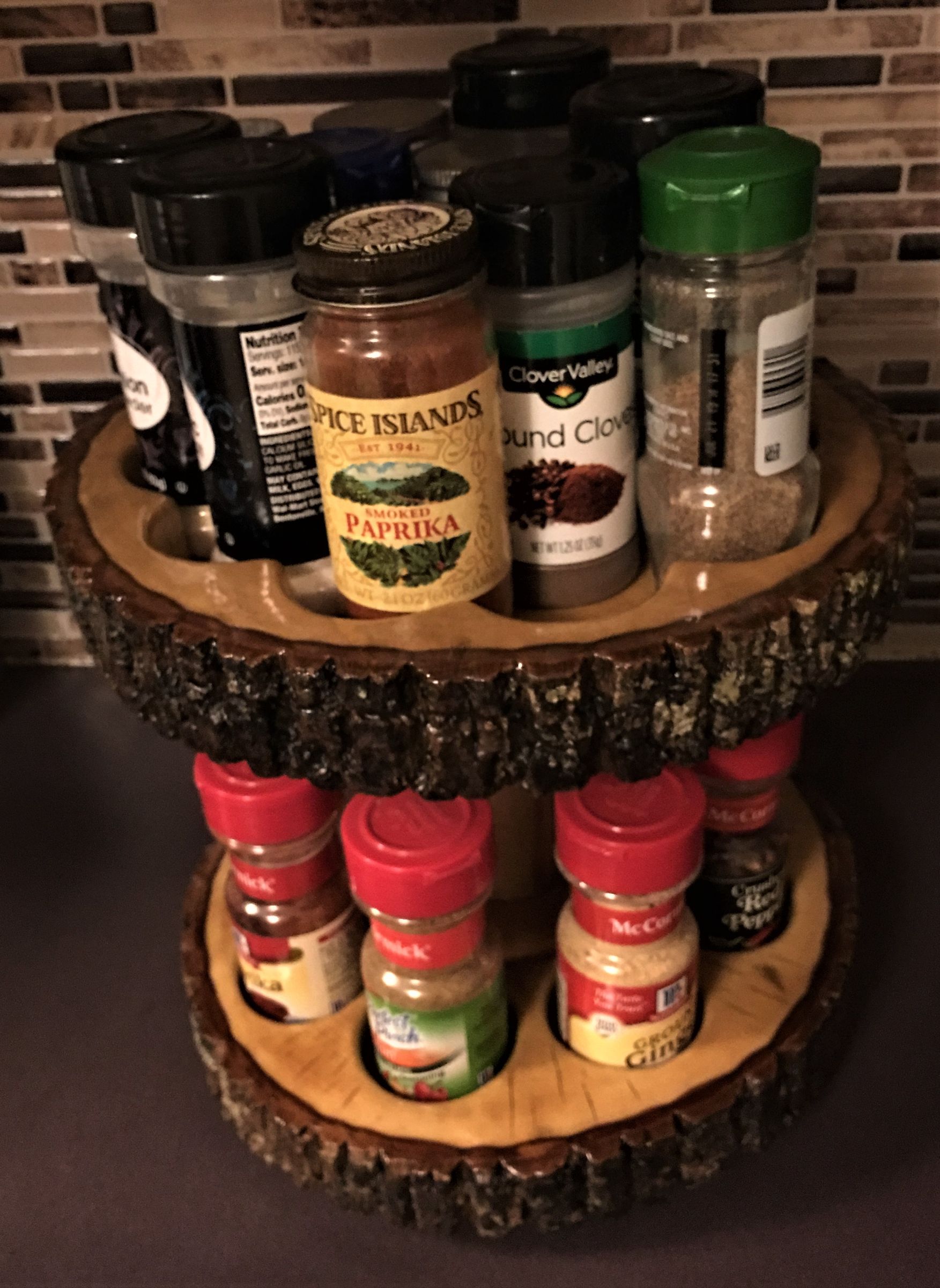 Live Edge Lazy Susan Spice Rack 8 Steps (with Pictures) Instructables