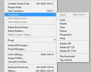 Edit Menu