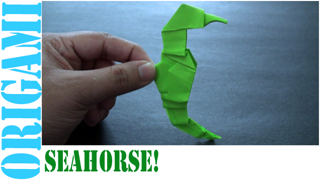 How to Make an Origami Seahorse!
