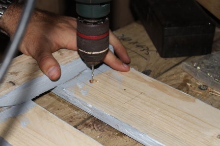 Starting to Assemble the Table - the Legs