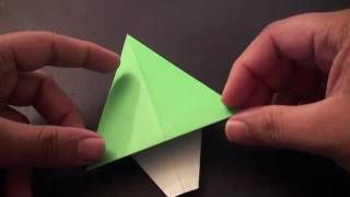 How to Make an Origami Christmas Tree (Card Decoration)!