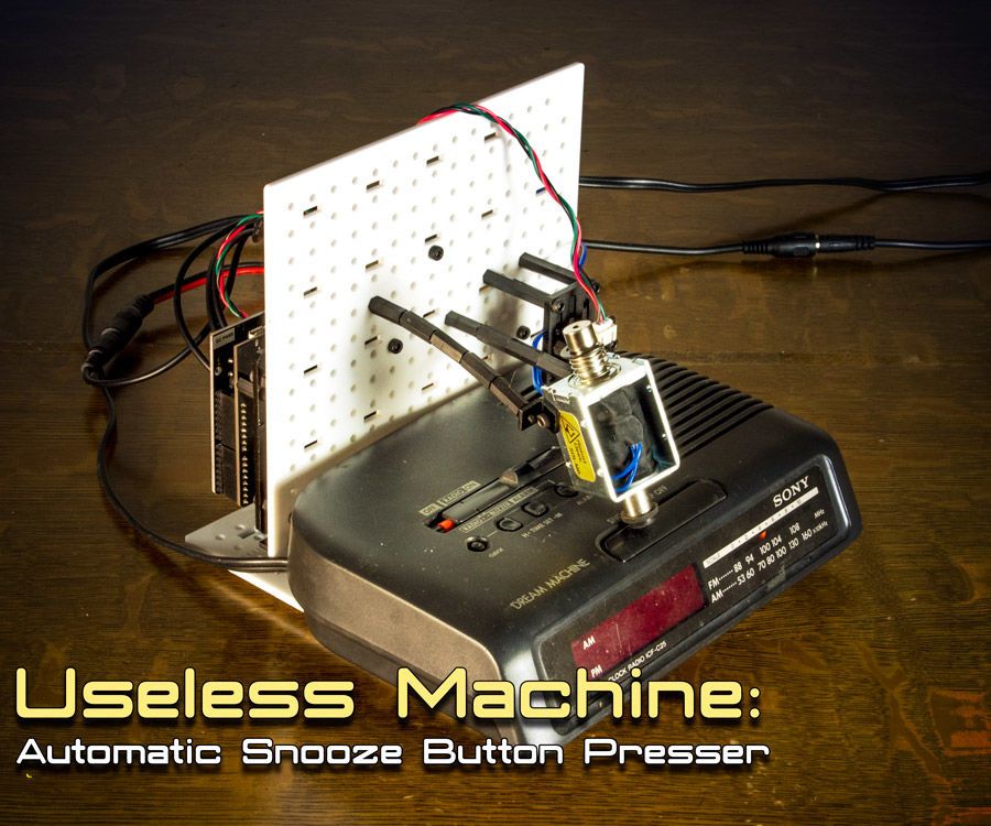Snoozebot: the Tired, Grumpy Robot (useless Machine)