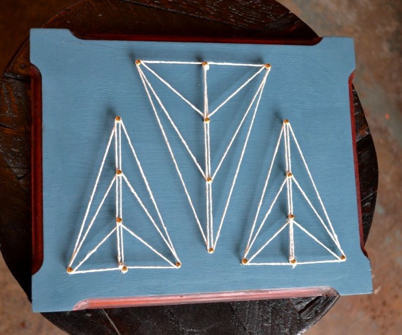 Reclaimed String Art Plaques
