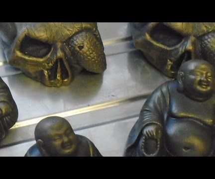 Quick Dry Brush Technique - Metallic Paint 