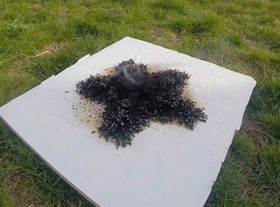 Please Enjoy Artistic Fire Chain Reaction a 8000 Matches.