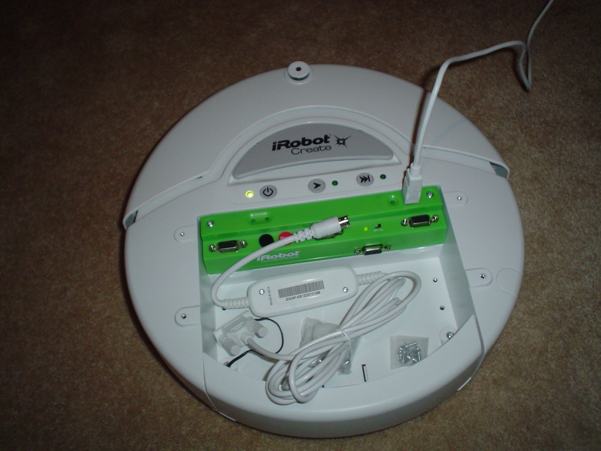 Using the IRobot Create's Command Module With Linux