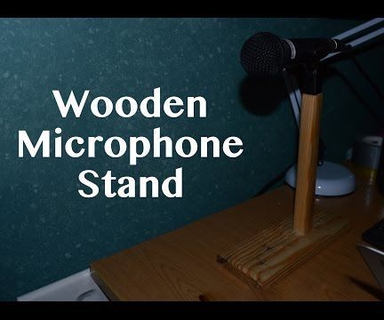 Wooden Mic Stand