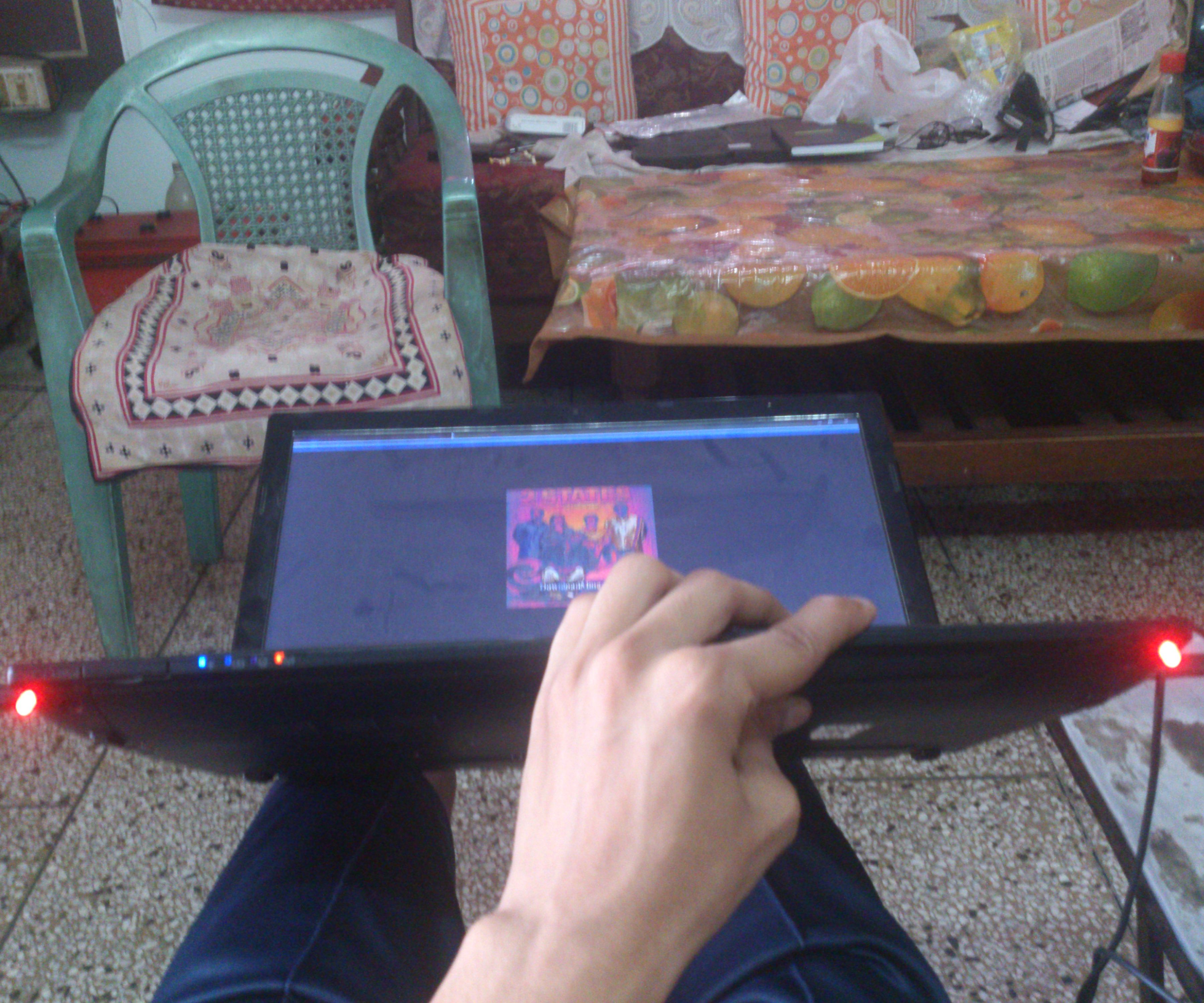 Mod Laptop with Music Reactive LEDs