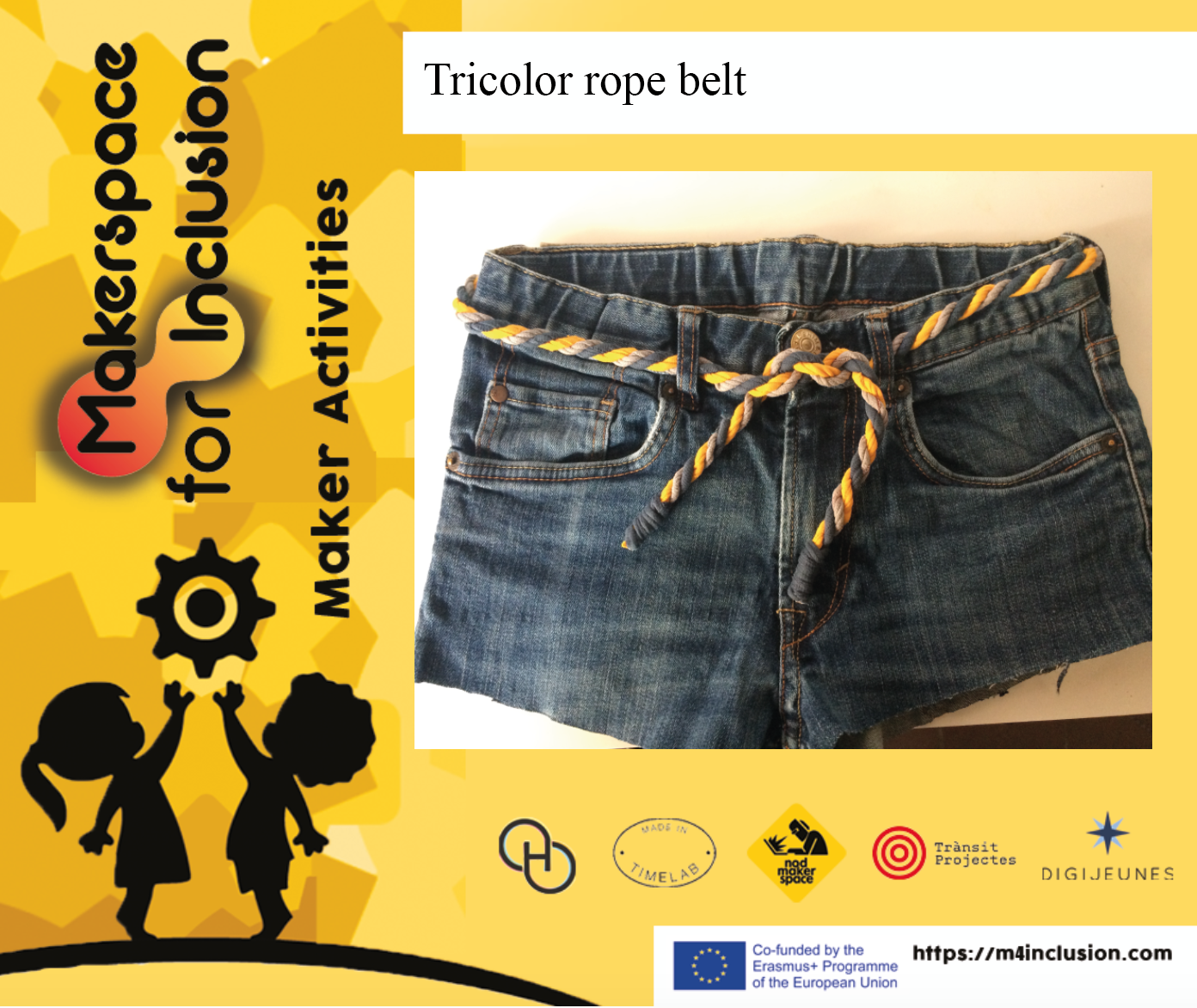 Tricolor Rope Belt 5 Steps Instructables