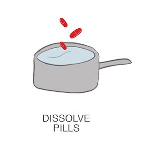 Dissolve Pills in Water