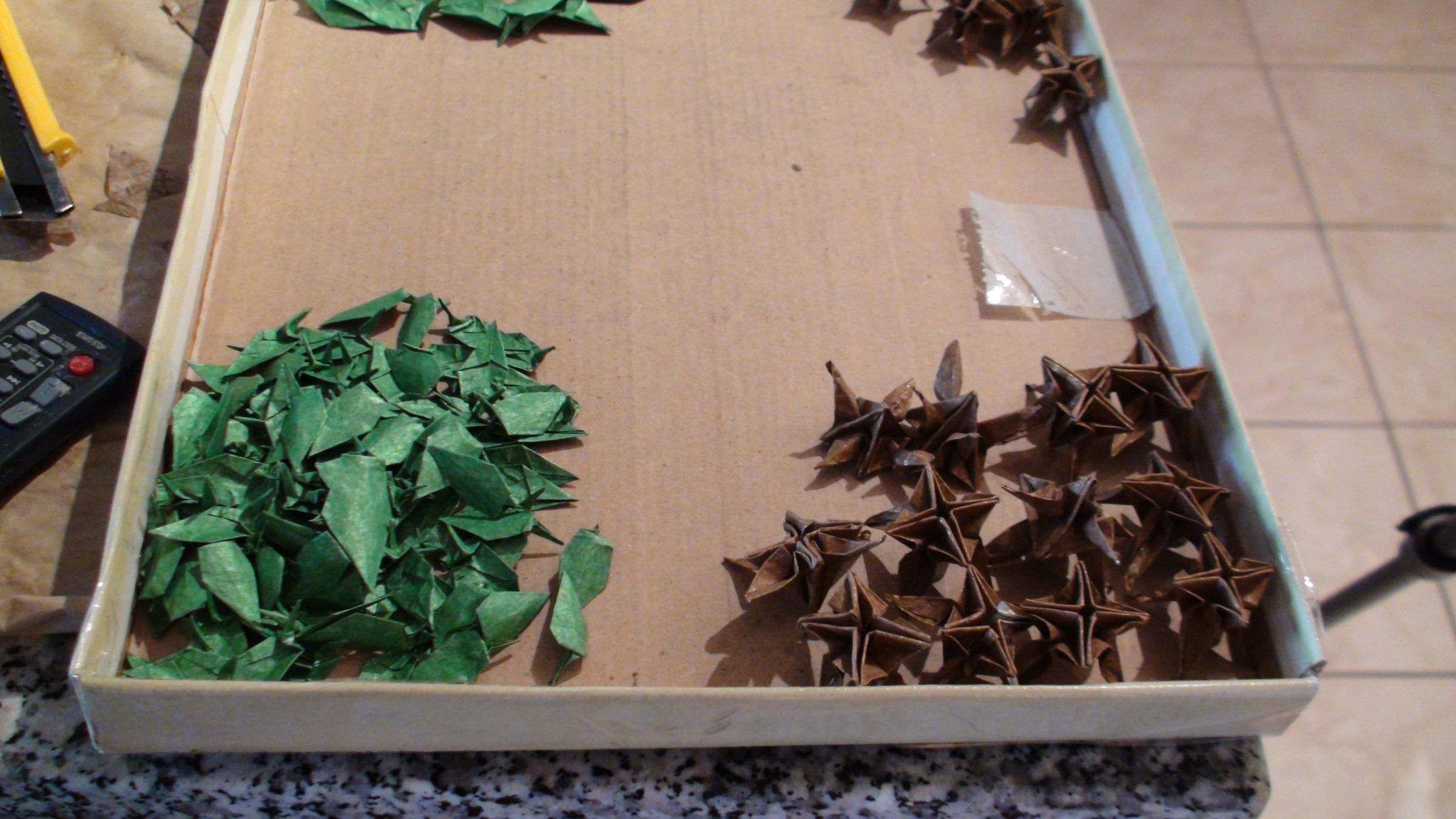 Origami Willow Bonsai 3 - Flowers