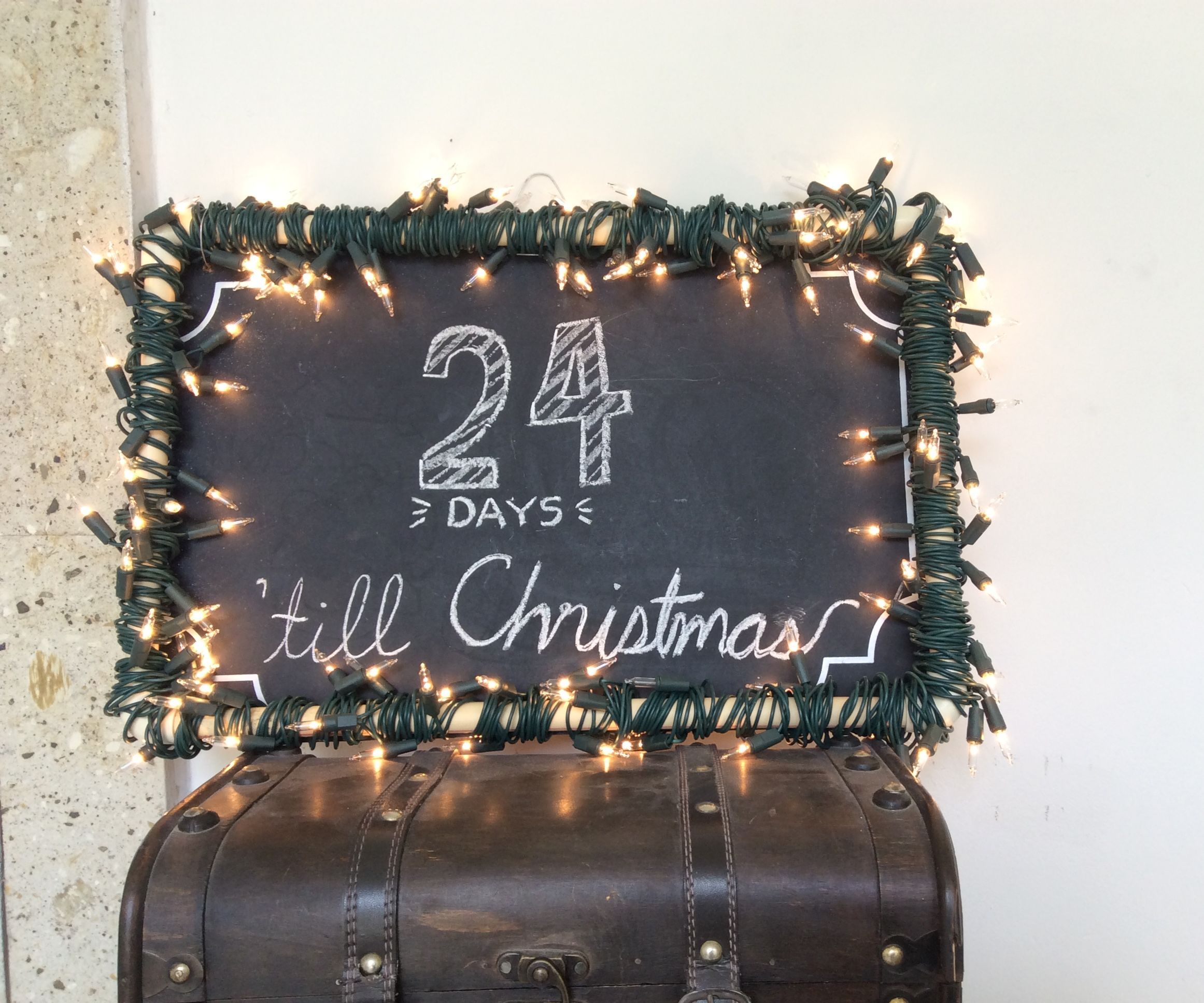 Christmas Countdown Frame
