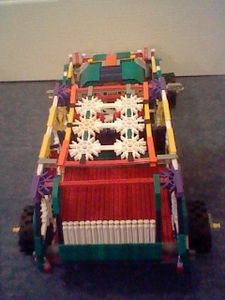Knex Car With Large Trunk Space.