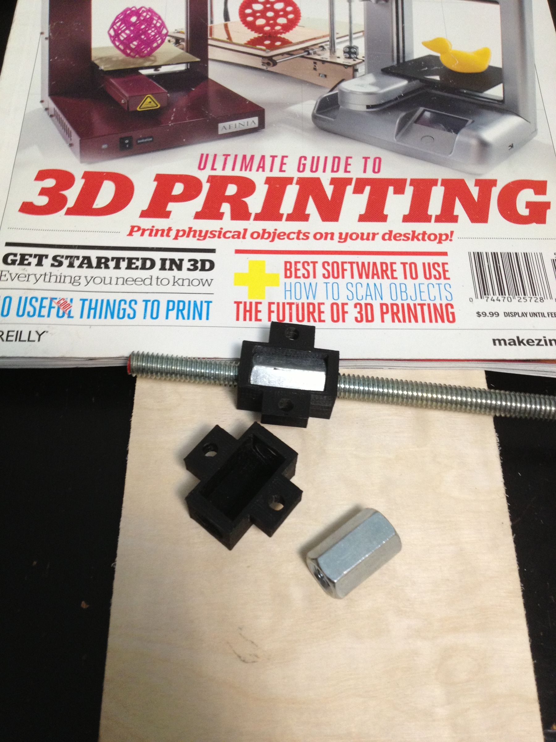 5/16-18 Nut Holder for RepRap Z-axis