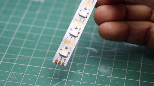 Soldering the Led Strip