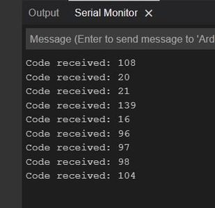 Determine IR Received Data