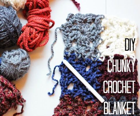 Easy Chunky Crochet Blanket