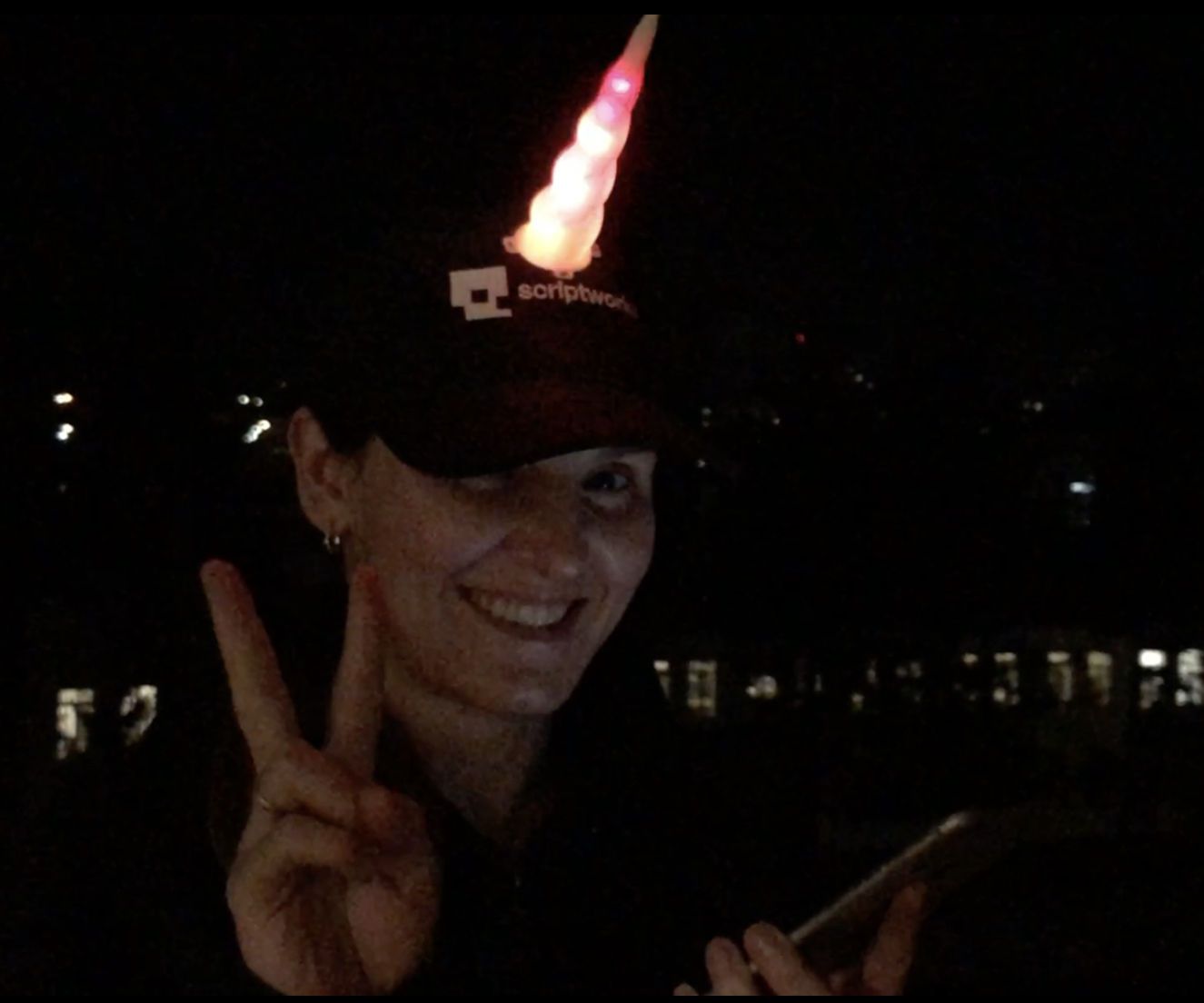 WiFi Controlled Unicorn Cap🦄 With RGB Lights