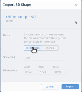 Import the STL File