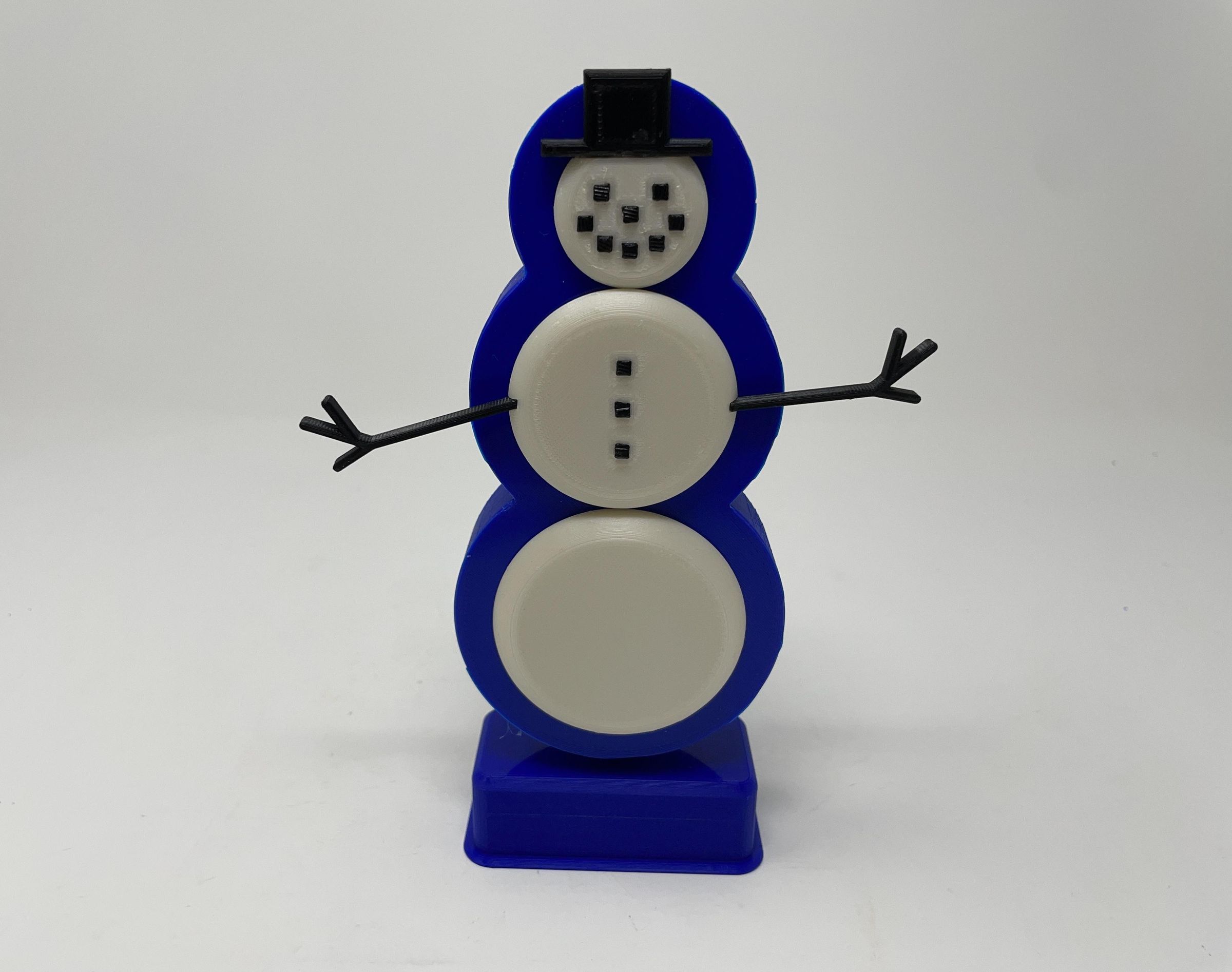 A 3D Printed Dancing Snowman