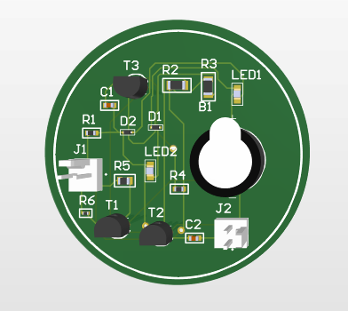 Test Continuity in Circuit and Polarity of Components PCB Device