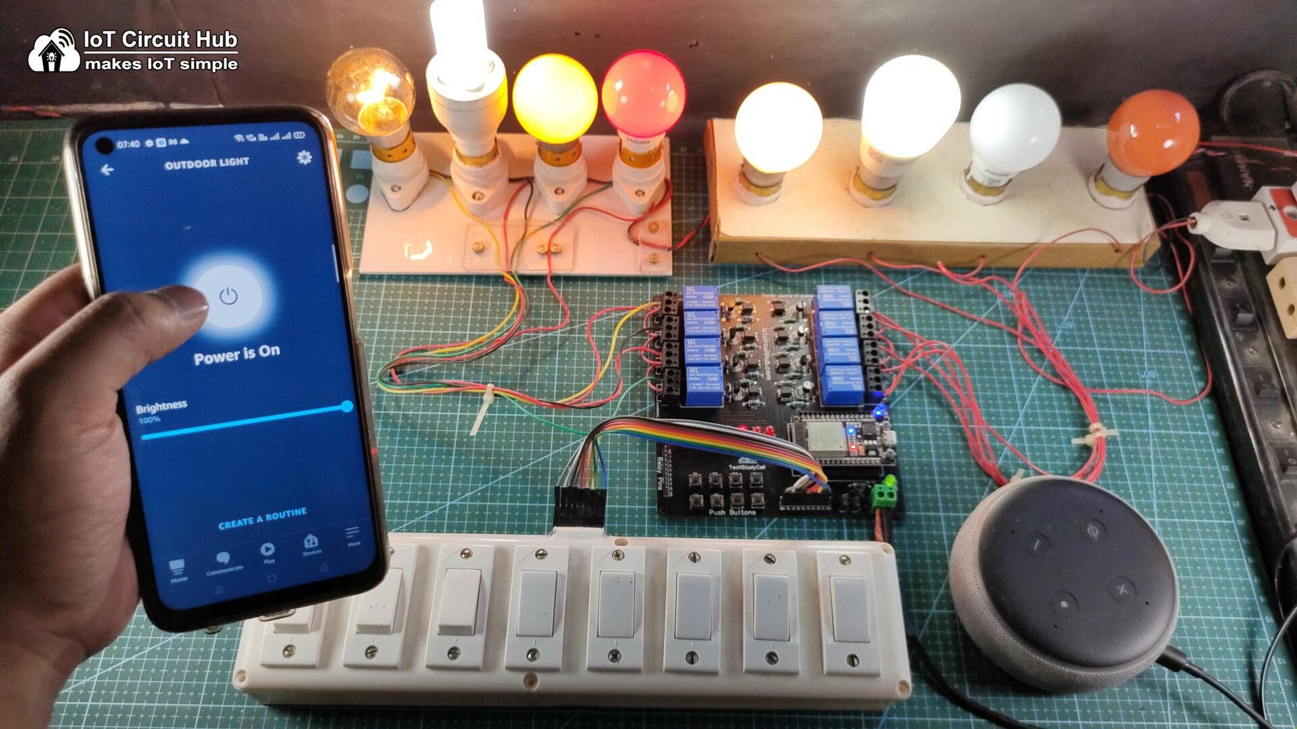 ESP32 Alexa Smart Home System With Echo Dot & Manual Switch : 15 Steps ...