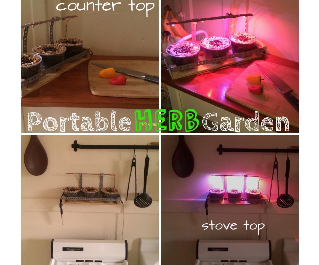 Portable Herb Garden, Grow Fresh Herbs Year Round 