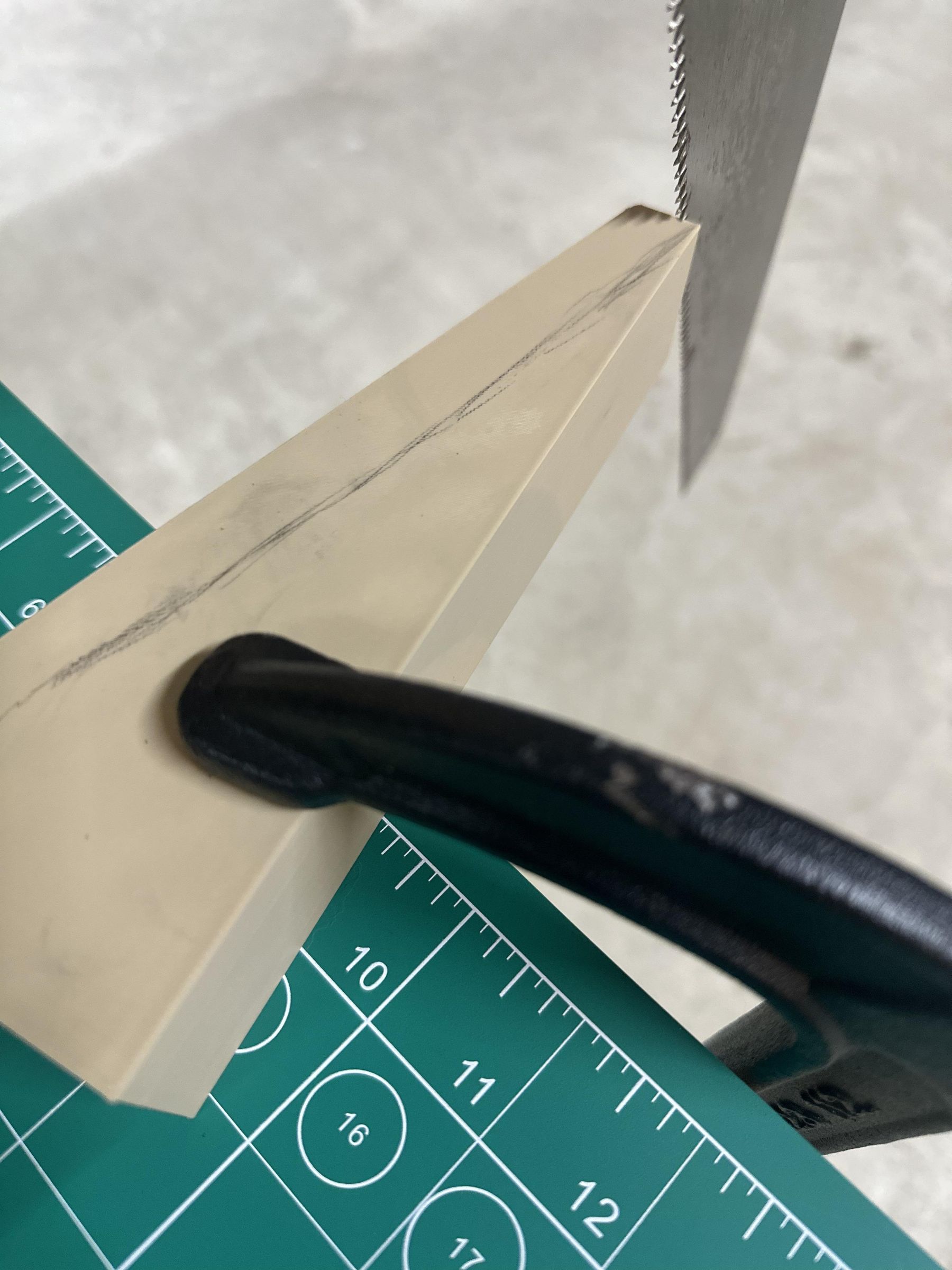 CUTTING THE TEARDROP PROFILE