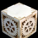 Laser Cut Steampunk Box (2 1/8")