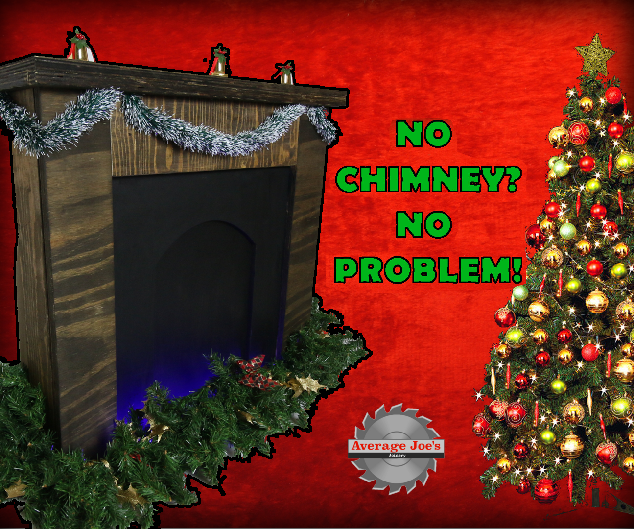 How to Make a Fold Away Christmas Fireplace Decoration