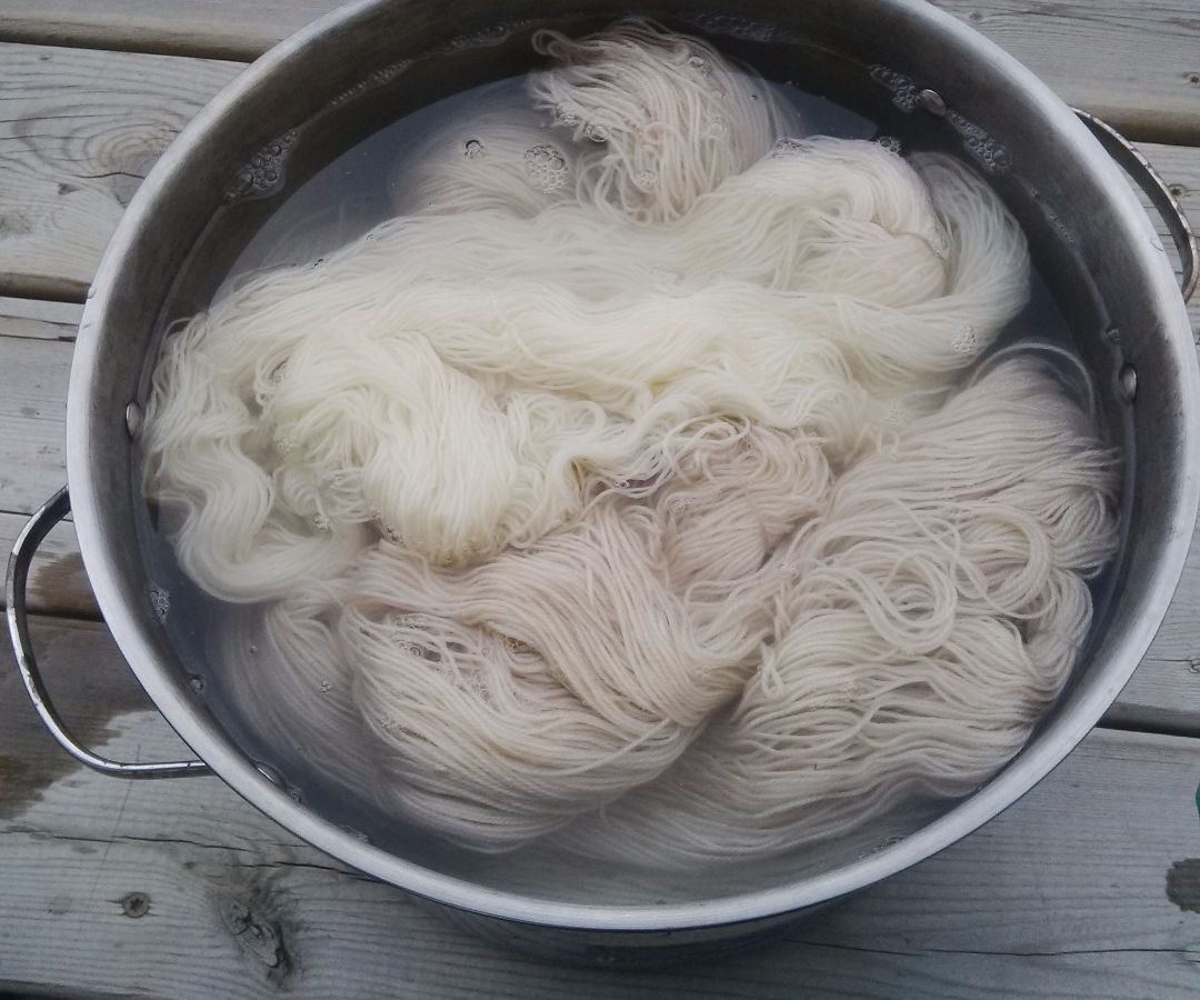 How to Mordant Protein Fibers With Alum