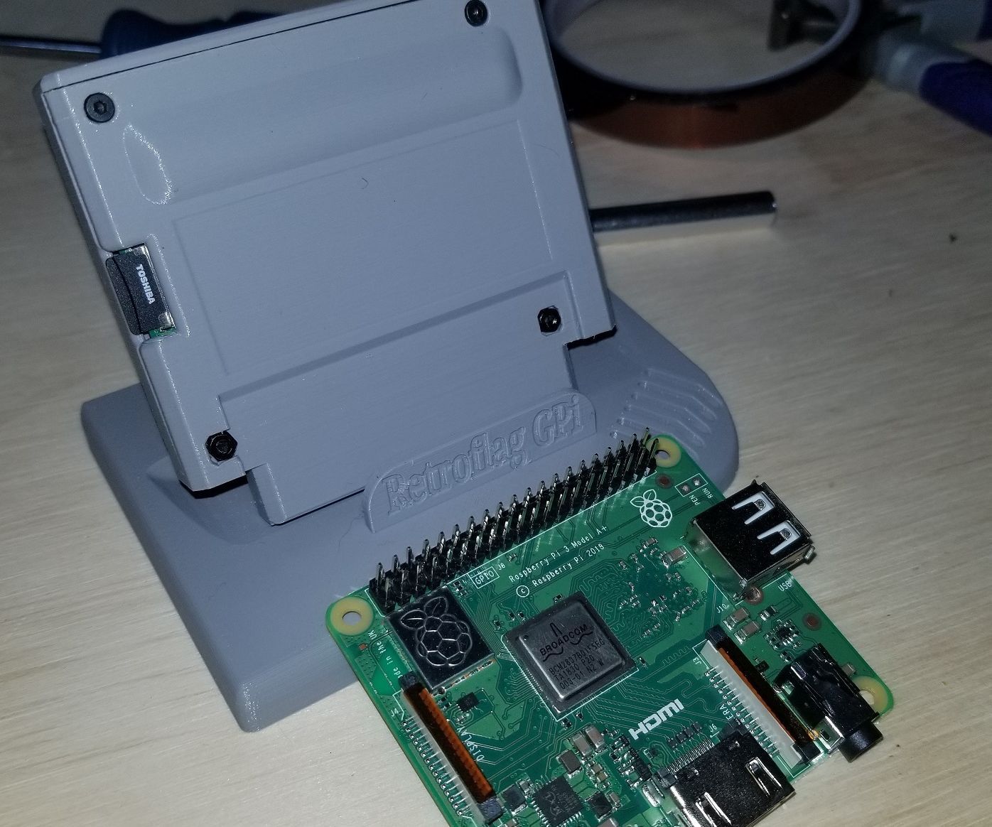 Super GPi Cart / Pi3 A+ in a RetroFlag GPi Case
