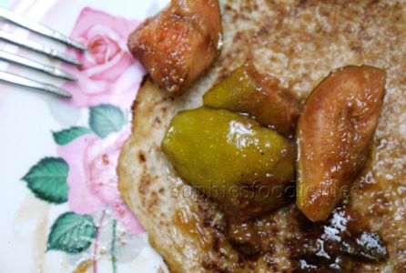 Vegan Spelt Pancakes With Cardamom Scented Sticky Figs!