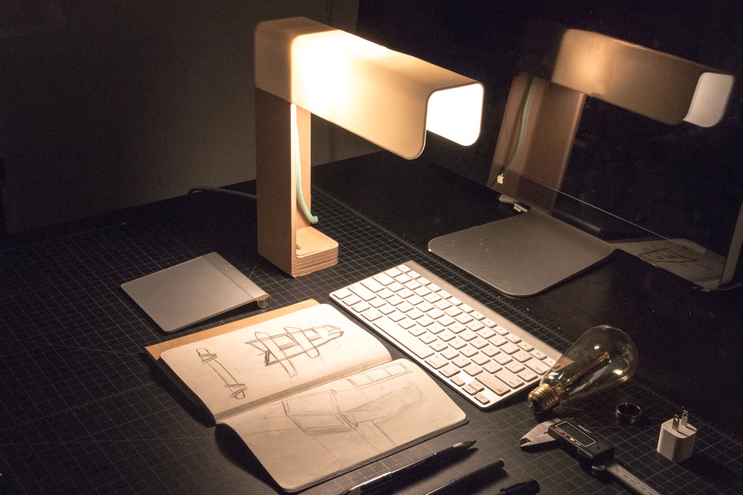 DIY Minimalist Desk Lamp 9 Steps (with Pictures) Instructables