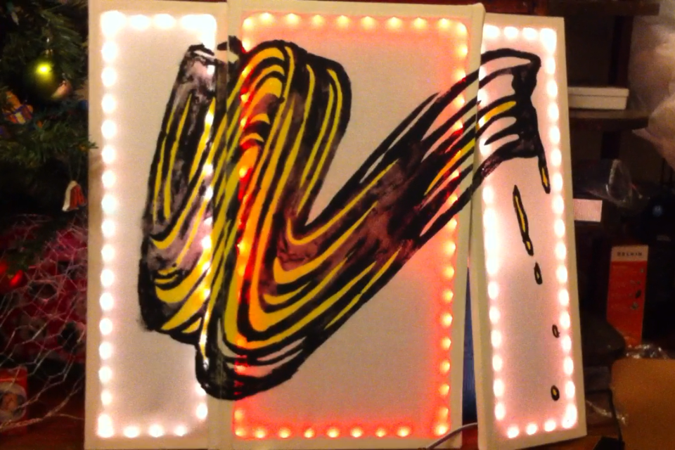 Sound-Responsive LED Painting (on the Relatively Cheap)