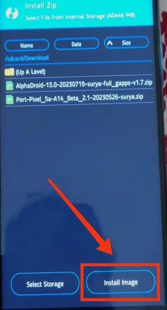 Flash the Custom ROM (LineageOS Example)