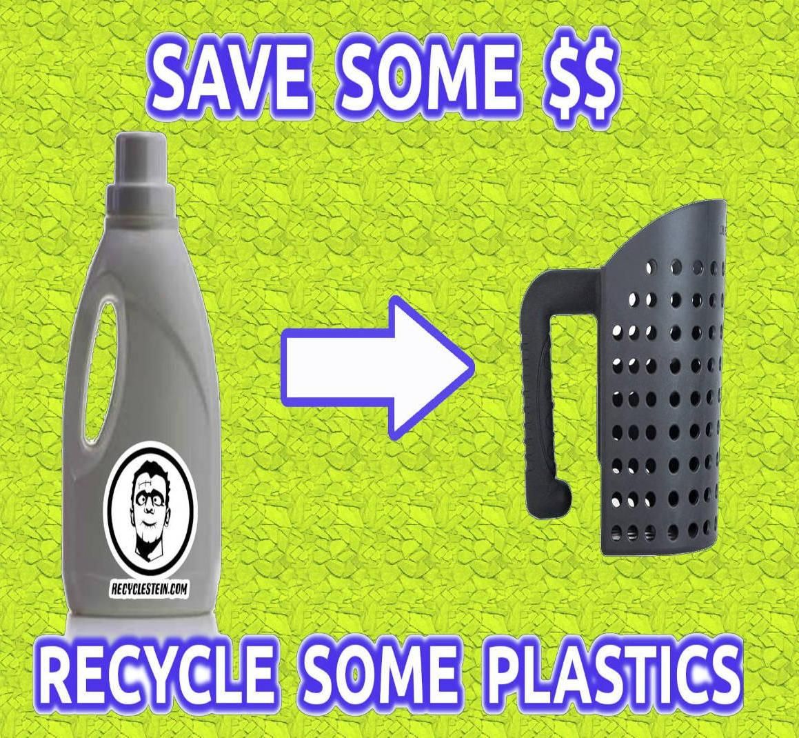 Sand Scoop for Metal Detecting From a Laundry Detergent Bottle