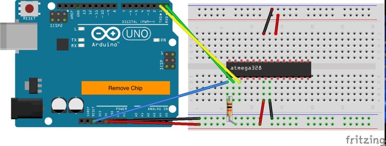 Standalone ATmega328p (using Internal 8 MHz Clock) : 4 Steps ...