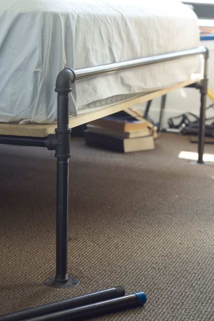 Adjustable Pipe Frame Plumbing Pipe Bed Frame Plans Amazon.com: 4Pcs Adjustable Metal Bed