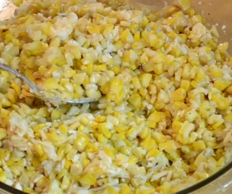 Grilled Corn in a Cup