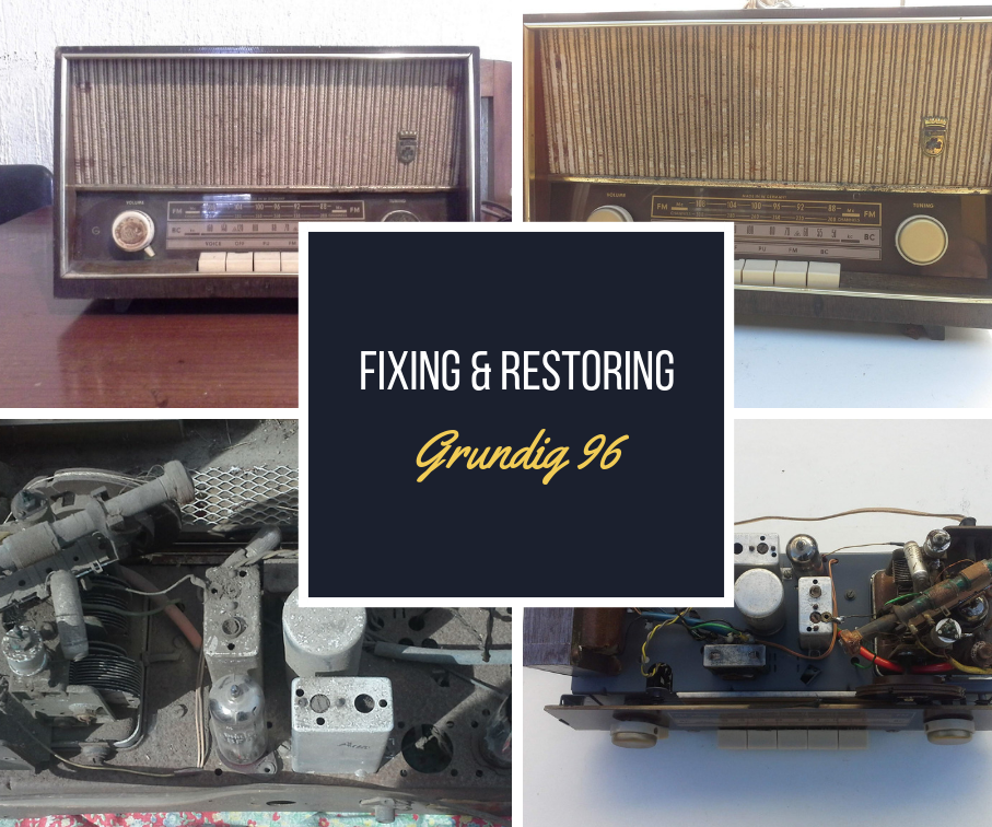 Fixing and Restoring an Old Radio. Grundig 96