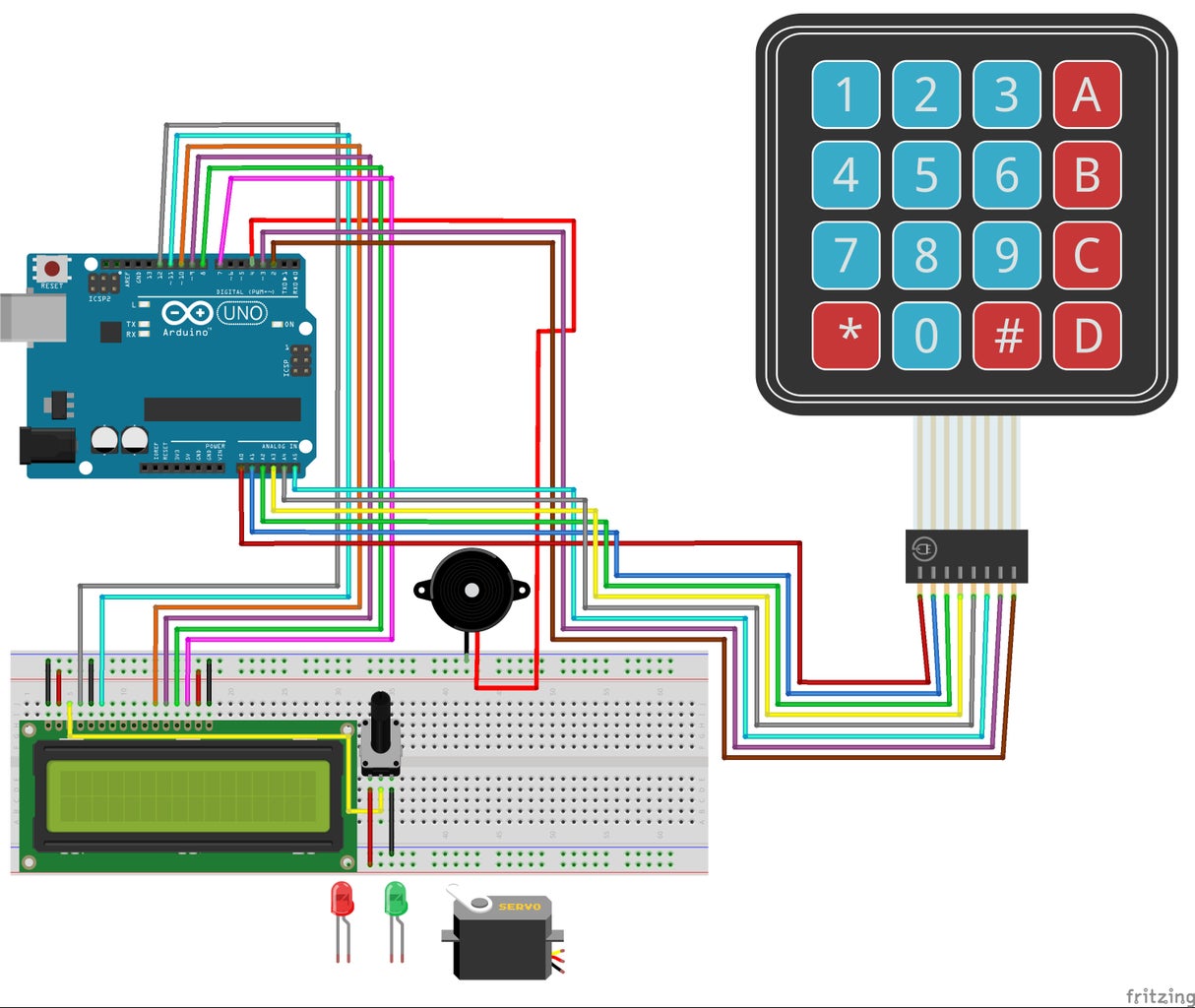 Keypad Door Lock : 7 Steps (with Pictures) - Instructables