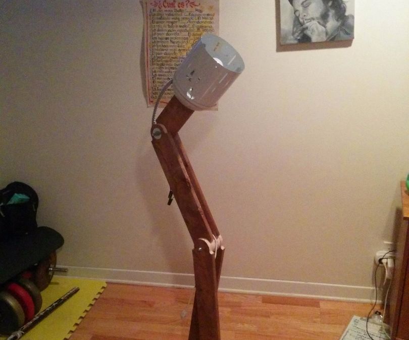 Recycled Material Designer Lamp