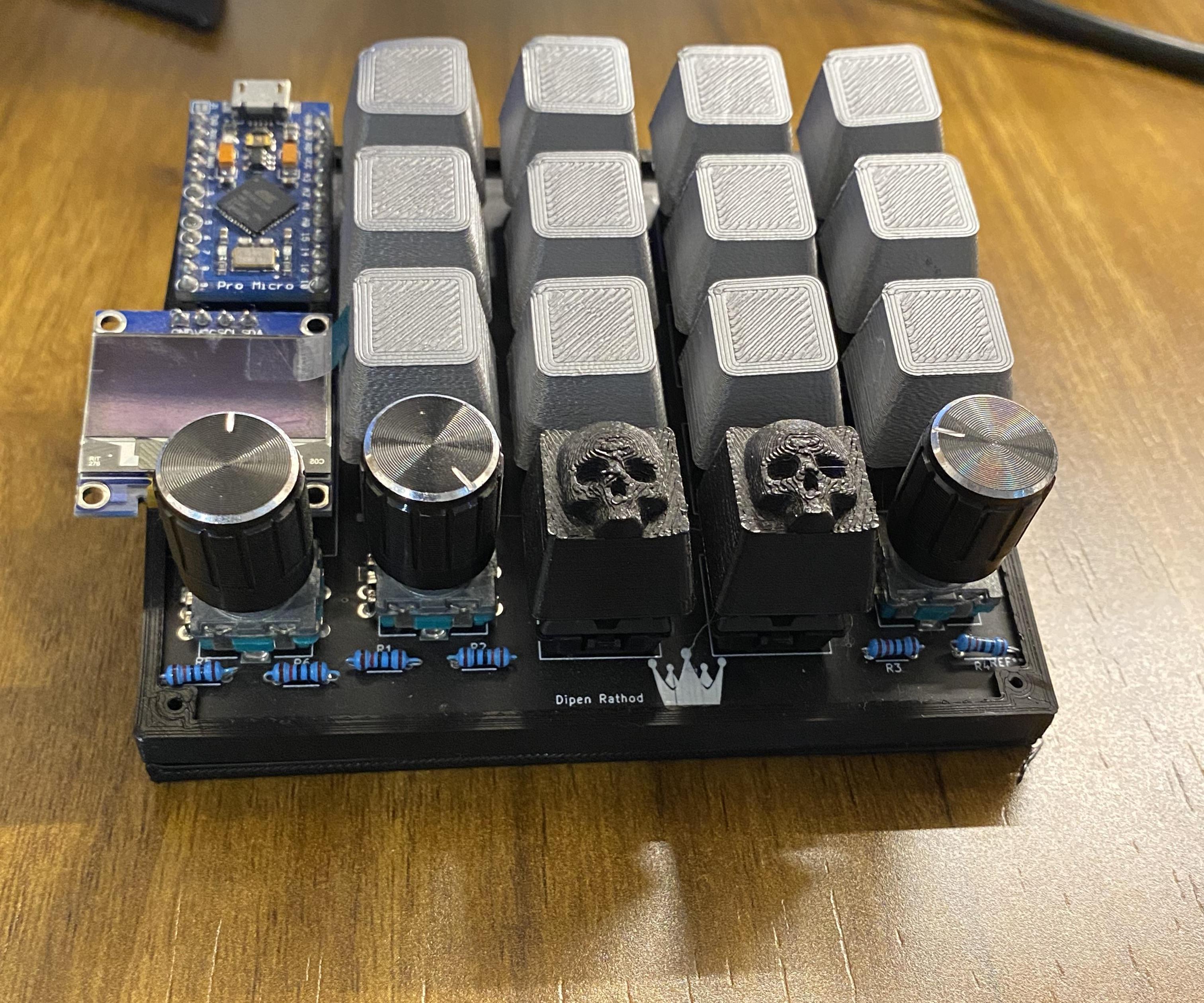 Arduino Pro Micro 16 Key Macro Keyboard