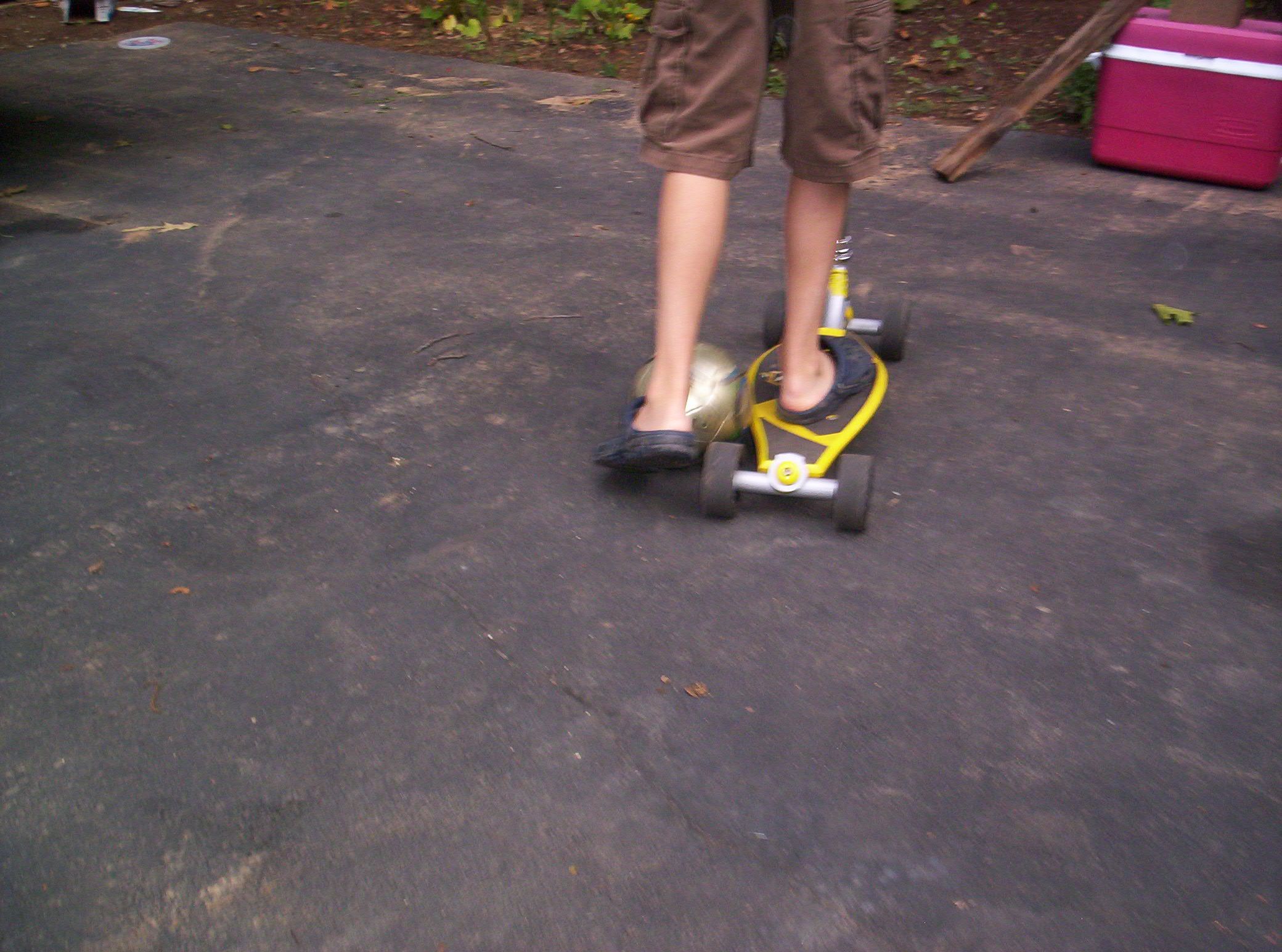 Scooter Soccer 3 Steps Instructables